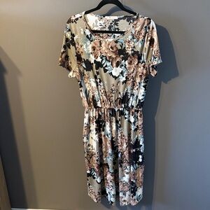 Chic Floral Women's Mini Dress